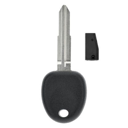 MT-KEY Auto Zünd Schlüssel Rohling HYN10 + ID4C T4 Keramik Transponder kompatibel mit Hyundai Accent X3 96-99 Amica 99-03 Atos I 97-00 Atos Prime 99-01 Excel 96-99 Pony 95-99 Verna 96-99
