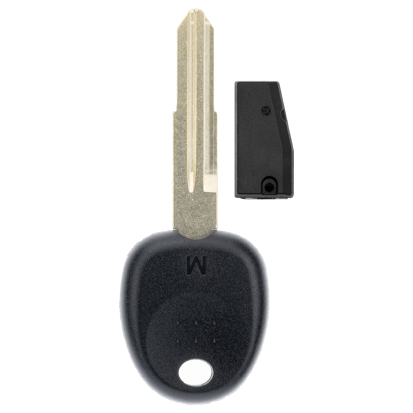 MT-KEY Auto Zünd Schlüssel Rohling HYN7 + ID4C T4 Keramik Transponder Wegfahrsperre kompatibel mit Hyundai Sonata Y3 96-98 Sonica 96-98