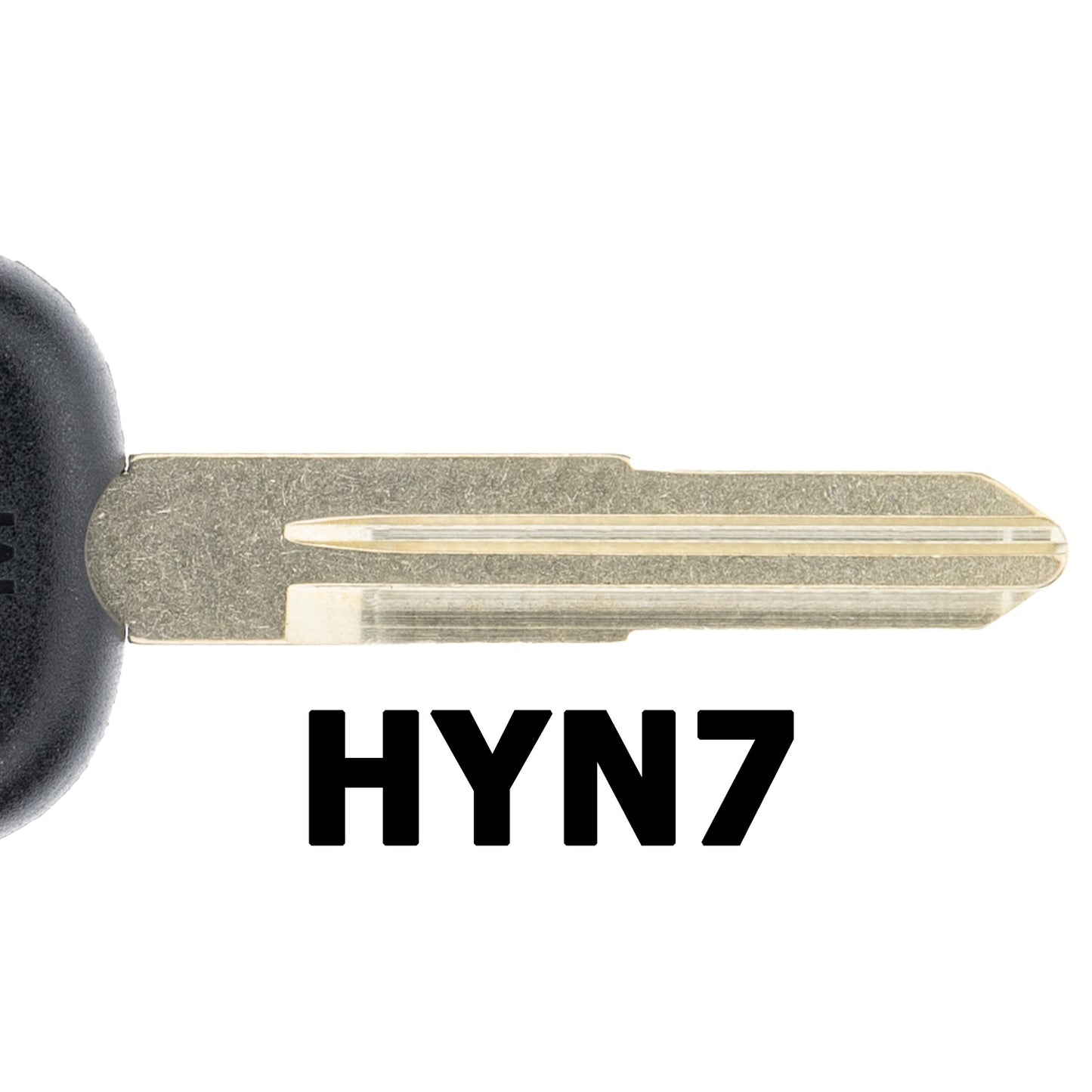 MT-KEY Auto Zünd Schlüssel Rohling HYN7 + ID4C T4 Keramik Transponder Wegfahrsperre kompatibel mit Hyundai Sonata Y3 96-98 Sonica 96-98