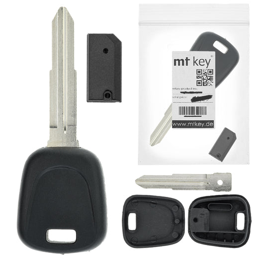 MT-KEY Auto Zünd Schlüssel Rohling ISU5 + ID64 Transponder Wegfahrsperre kompatibel mit Isuzu Fargo II 98-01