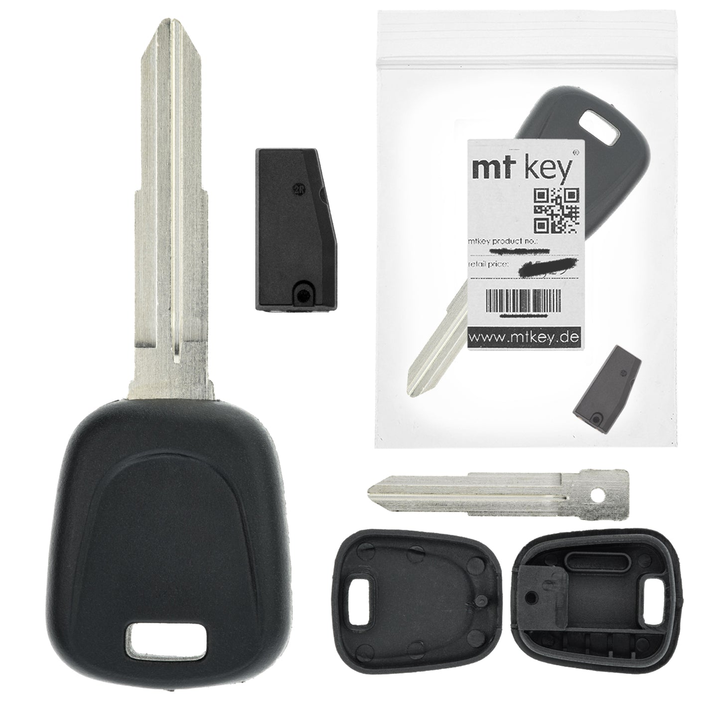 MT-KEY LKW Zünd Schlüssel Rohling ISU5 + ID46 Transponder kompatibel mit Isuzu Elf FFR 500 600 700 FRD 500 FSD 700 850 FSR 700 850 FSS 550 FTR 900 Fts 800 Fvb Fvl 1400 Fvm 1400 Fvr 1000 Fvy 1400 Fvz