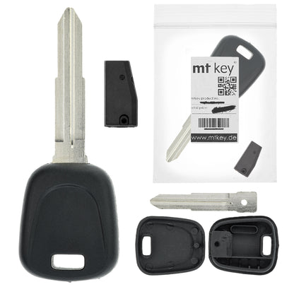 MT-KEY LKW Zünd Schlüssel Rohling ISU5 + ID46 Transponder kompatibel mit Isuzu Elf FFR 500 600 700 FRD 500 FSD 700 850 FSR 700 850 FSS 550 FTR 900 Fts 800 Fvb Fvl 1400 Fvm 1400 Fvr 1000 Fvy 1400 Fvz