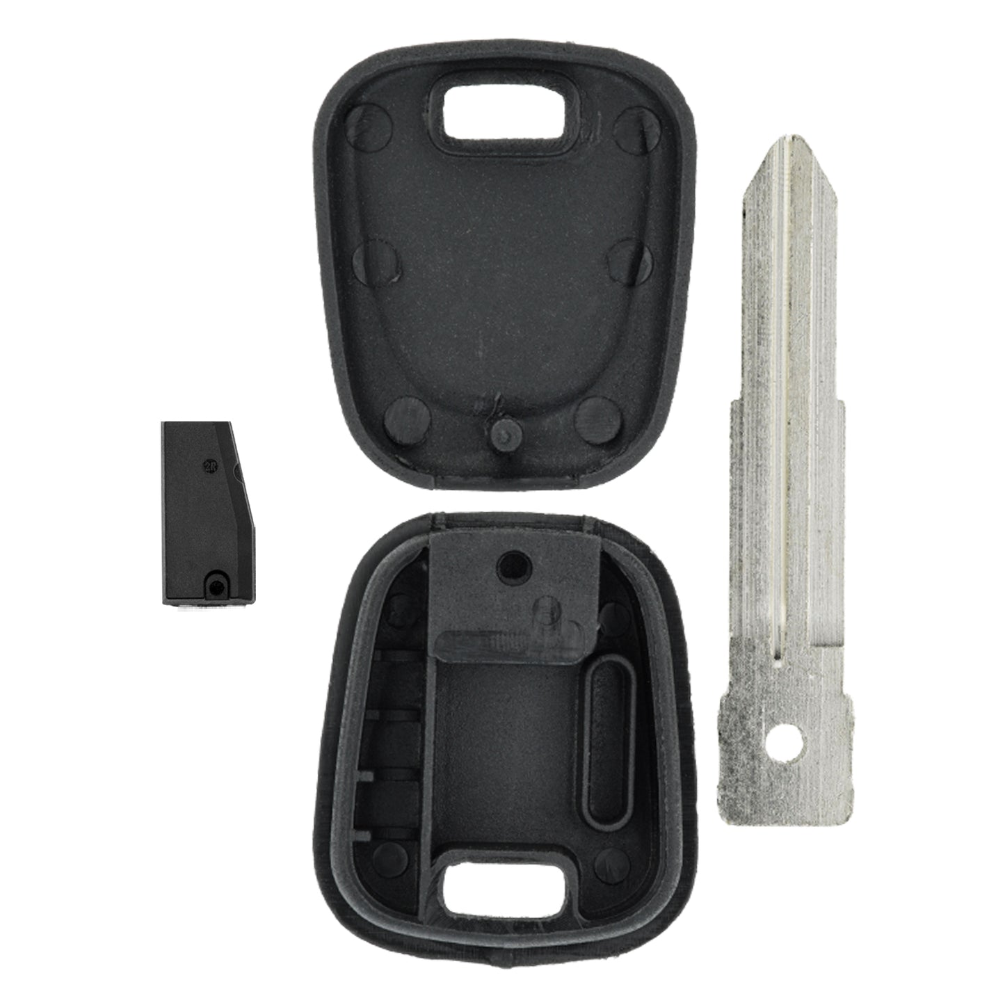 MT-KEY LKW Zünd Schlüssel Rohling ISU5 + ID46 Transponder kompatibel mit Isuzu Elf FFR 500 600 700 FRD 500 FSD 700 850 FSR 700 850 FSS 550 FTR 900 Fts 800 Fvb Fvl 1400 Fvm 1400 Fvr 1000 Fvy 1400 Fvz