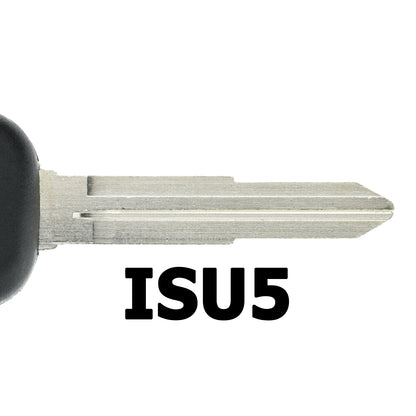 MT-KEY LKW Zünd Schlüssel Rohling ISU5 + ID46 Transponder kompatibel mit Isuzu Elf FFR 500 600 700 FRD 500 FSD 700 850 FSR 700 850 FSS 550 FTR 900 Fts 800 Fvb Fvl 1400 Fvm 1400 Fvr 1000 Fvy 1400 Fvz