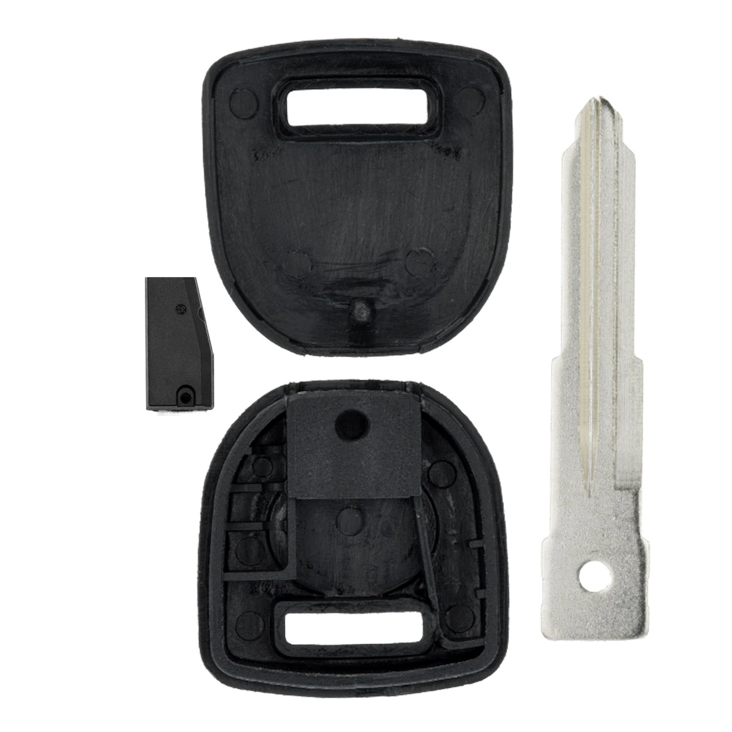 MT-KEY Auto Zünd Schlüssel Rohling MAZ13 + ID12 Transponder Wegfahrsperre kompatibel mit Ford Probe Ab 96 Mazda Mx-3 Ec 95-98 Mx-5 Na 95-98
