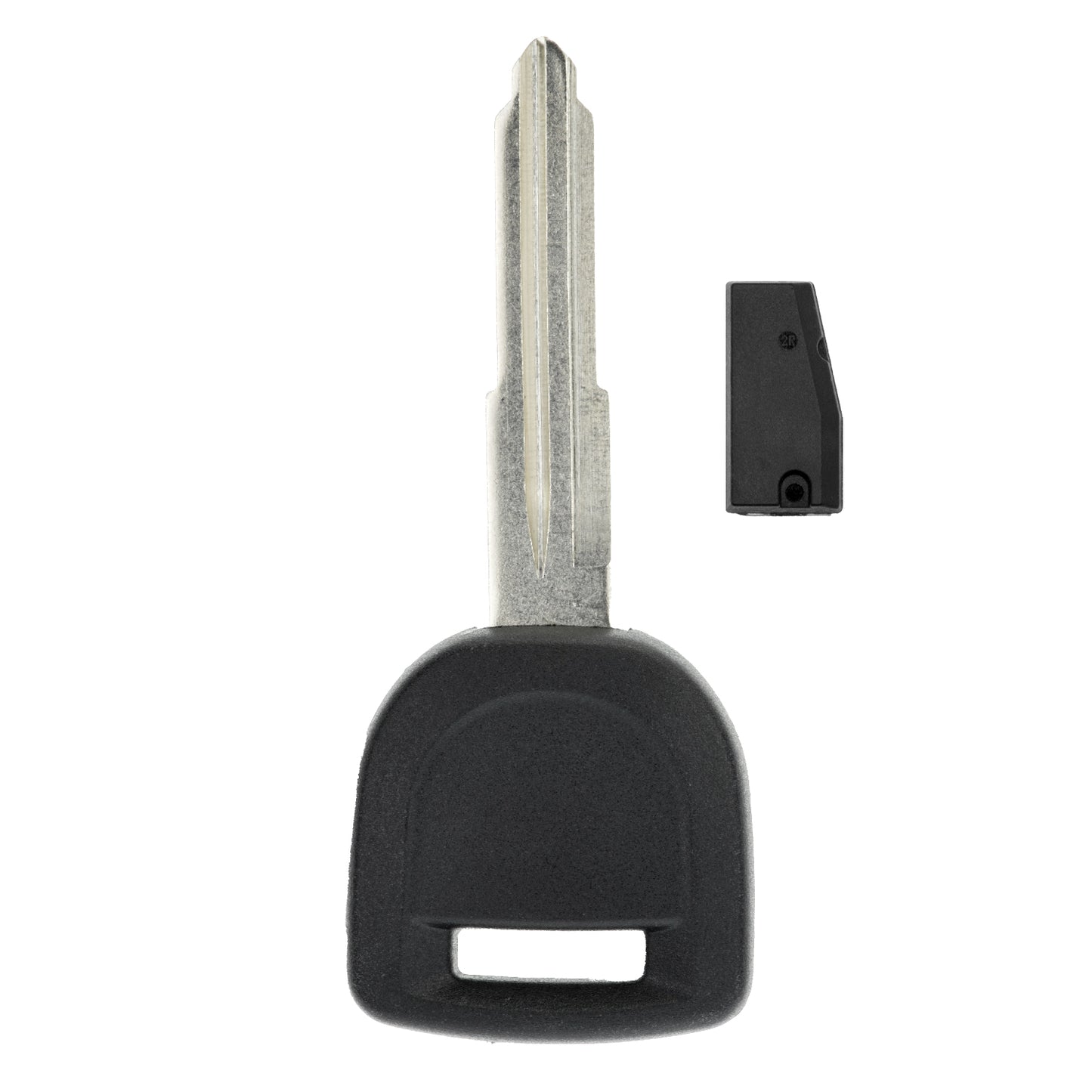 MT-KEY Auto Zünd Schlüssel Rohling MAZ13 + ID12 Transponder Wegfahrsperre kompatibel mit Ford Probe Ab 96 Mazda Mx-3 Ec 95-98 Mx-5 Na 95-98
