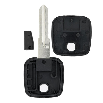 MT-KEY Auto Zünd Schlüssel Rohling NE51 + ID73 Transponder Wegfahrsperre kompatibel mit Volvo 940 96-98 960 96-98
