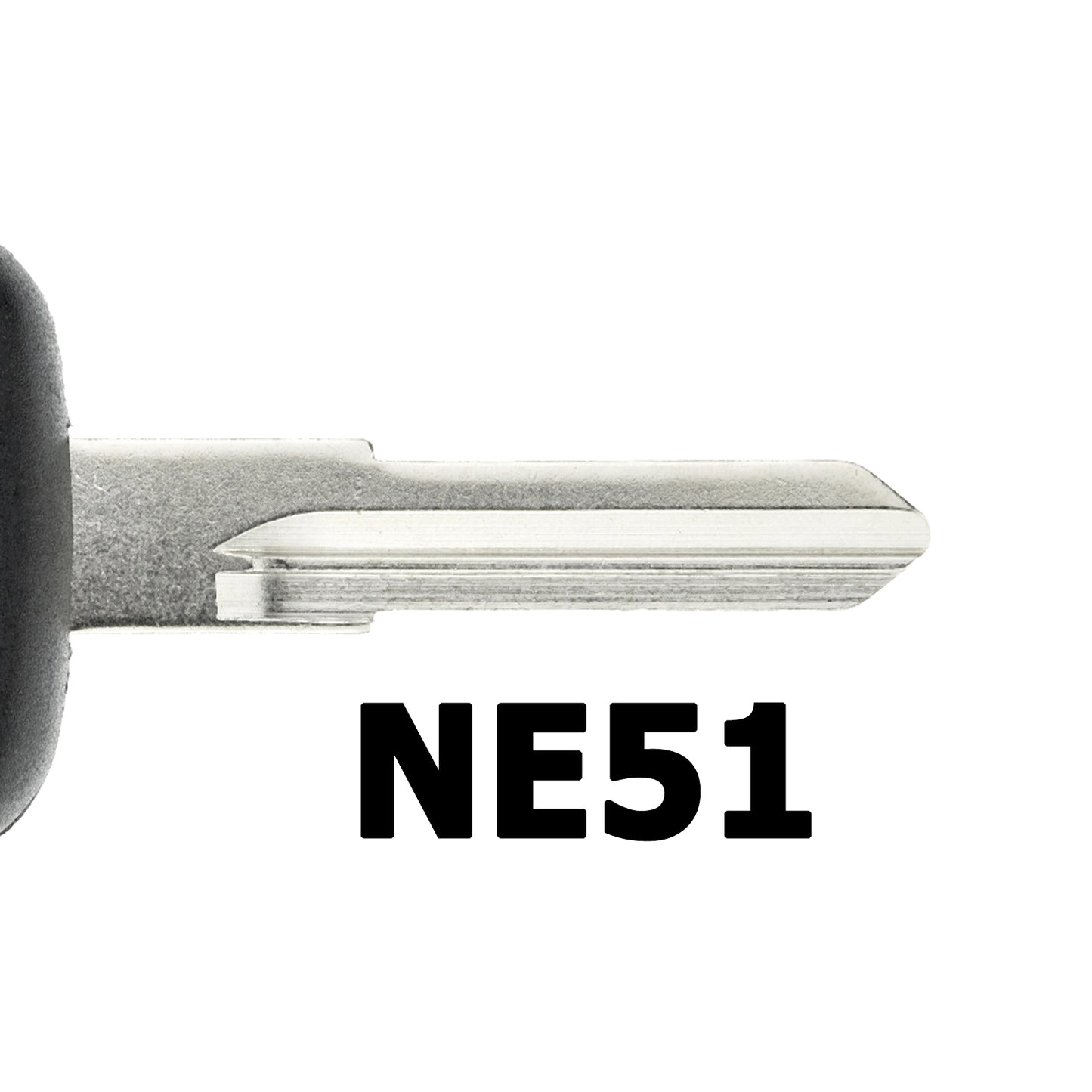 MT-KEY Auto Zünd Schlüssel Rohling NE51 + ID73 Transponder Wegfahrsperre kompatibel mit Volvo 940 96-98 960 96-98