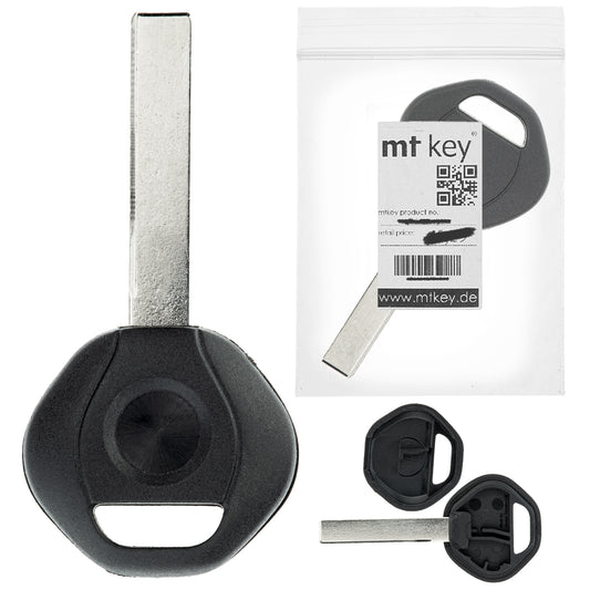 MT KEY Auto Ersatz Schlüssel HU92 kompatibel mit BMW 1er E81 E82 E87 E88 3er E90 E91 E92 6er E63 5er E61 E60 X5 E70 Z4 E85 E86 E89 Z8 E52 E64 LAND ROVER DEFENDER 99-13 DISCOVERY 95-11