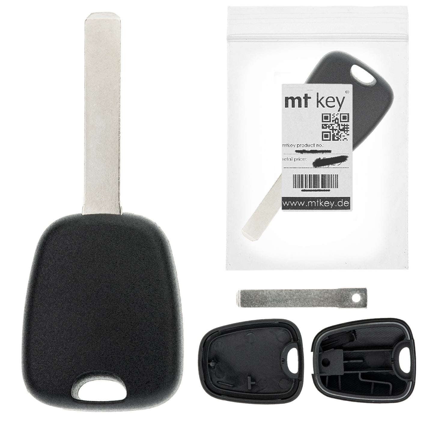 MT KEY Auto Ersatz Schlüssel VA2 kompatibel mit CITROEN BERLINGO I II C2 C3 C6 C1 C3 PICASSO C4 C5 C3 PLURIEL DS5 DS3 DS4 NISSAN NV 400 PEUGEOT 407 508 I 1007 PARTNER II OPEL MOVANO SMART FORTWO 451