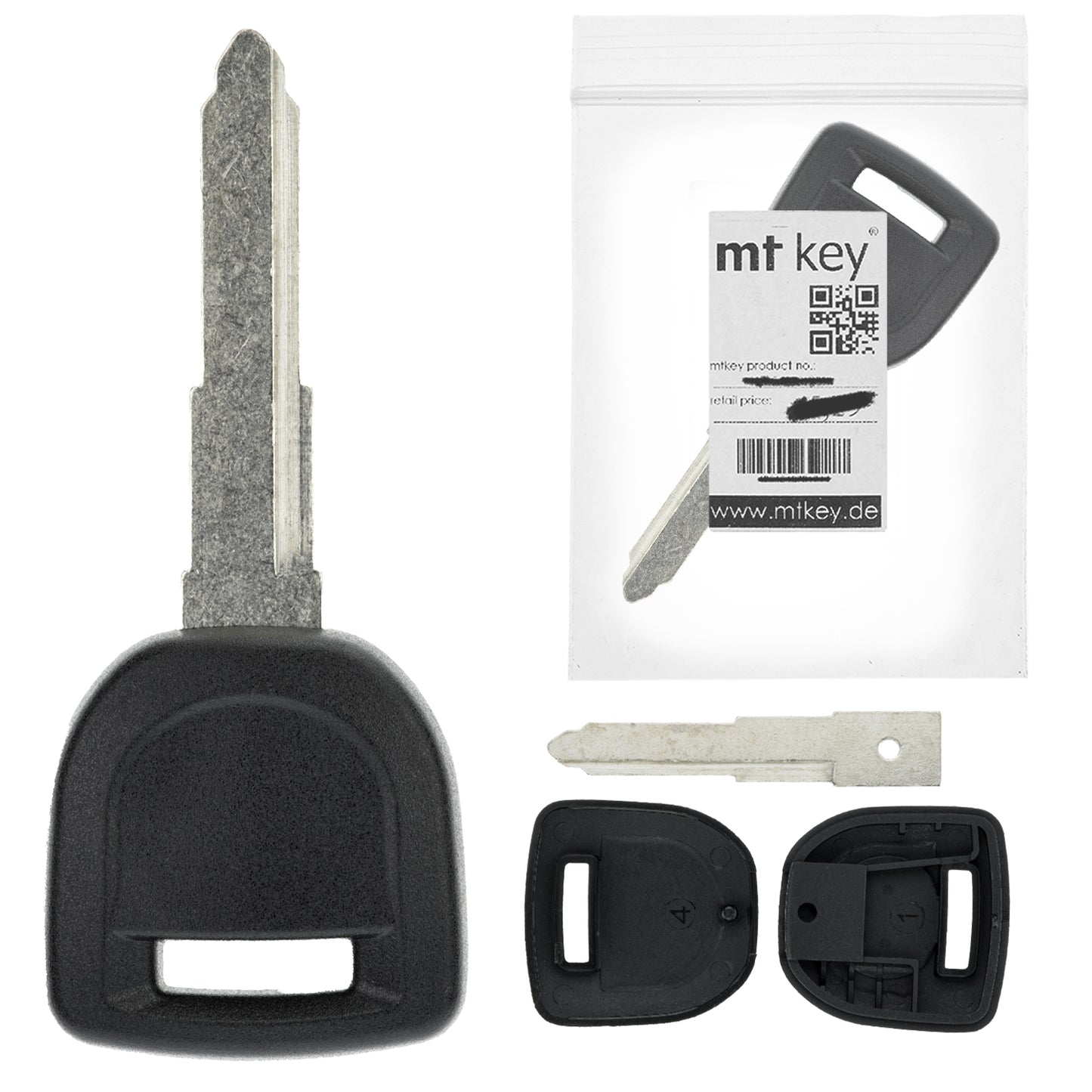 MT KEY Auto Ersatz Schlüssel MAZ24 kompatibel mit MAZDA MX-5 II III NC NB NB-FL CX-7 CX-9 I RX-8 2 DY DE 3 BK BL 3 6 CX-30 CX-5 CX-9 6 GG GY GG1 GH 5 CR CW 323 626 ES LS LUX