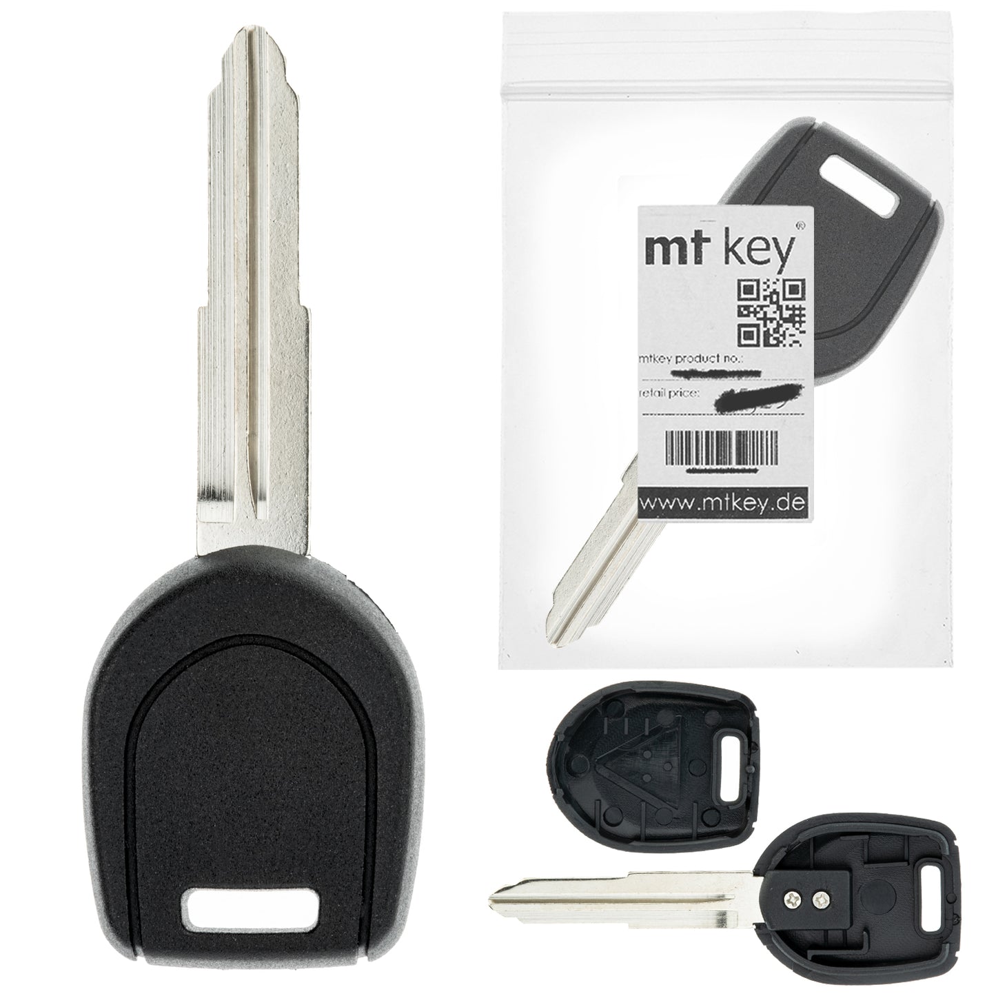 MT KEY Auto Ersatz Schlüssel MIT8 kompatibel mit MITSUBISHI MONTERO SHOGUN SPORT CHALLENGER OUTLANDER PAJERO SPORT SPACE WAGON ECLIPSE ECLIPSE GALANT L200 PAJERO SPORT