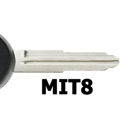 MT KEY Auto Ersatz Schlüssel MIT8 kompatibel mit MITSUBISHI MONTERO SHOGUN SPORT CHALLENGER OUTLANDER PAJERO SPORT SPACE WAGON ECLIPSE ECLIPSE GALANT L200 PAJERO SPORT