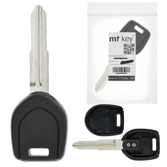 MT KEY Ersatz Schlüssel MIT11R kompatibel mit MITSUBISHI OUTLANDER II CW0W LANCER SW CJ0 COLT V LANCER 96-06 MIRAGE PAJERO PININ MONTERO IO CITROEN C4 AIRCROSS C-ZERO C-CROSSER PEUGEOT 4008 iON 4007