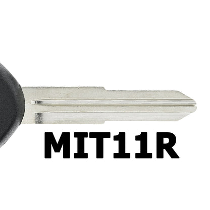 MT KEY Auto Ersatz Schlüssel Rohling MIT11R kompatibel mit MITSUBISHI COLT CJ0 LANCER 96-03