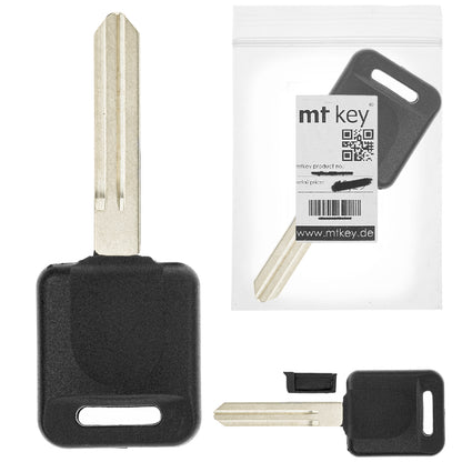MT KEY Auto Ersatz Schlüssel kompatibel mit NISSAN NX ALMERA TERRANO II PICK-UP NP300 MICRA II III IV NOTE I PATHFINDER III ALMERA I II NAVARA II III PATROL VI PRIMERA II III