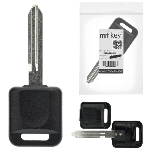 MT KEY Ersatz Schlüssel Rohling NSN19 kompatibel mit SUBARU B9 TRIBECA BAJA LIBERTY FORESTER III SG IMPREZA 04-10 OUTBACK III RENAULT MAXITY 2007-2014 NISSAN CABSTAR F24 RENAULT MAXITY