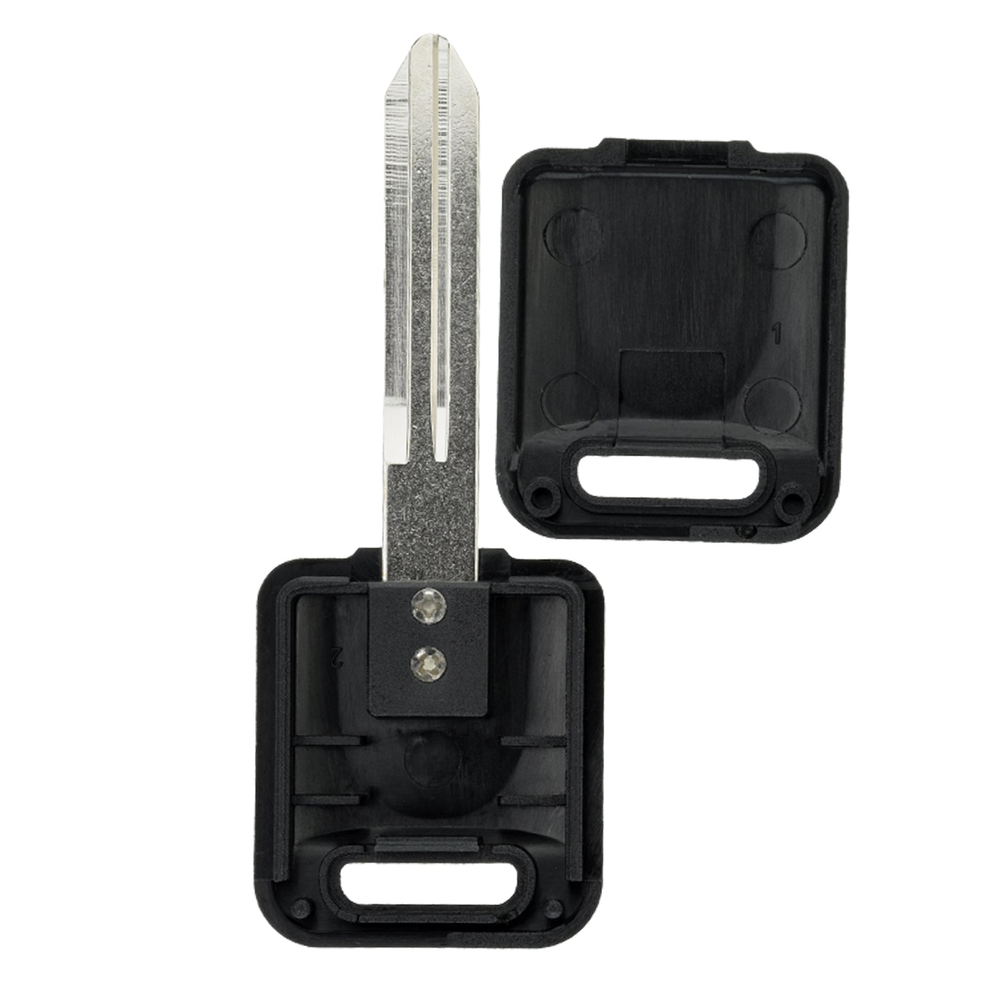 MT KEY Ersatz Schlüssel Rohling NSN19 kompatibel mit SUBARU B9 TRIBECA BAJA LIBERTY FORESTER III SG IMPREZA 04-10 OUTBACK III RENAULT MAXITY 2007-2014 NISSAN CABSTAR F24 RENAULT MAXITY
