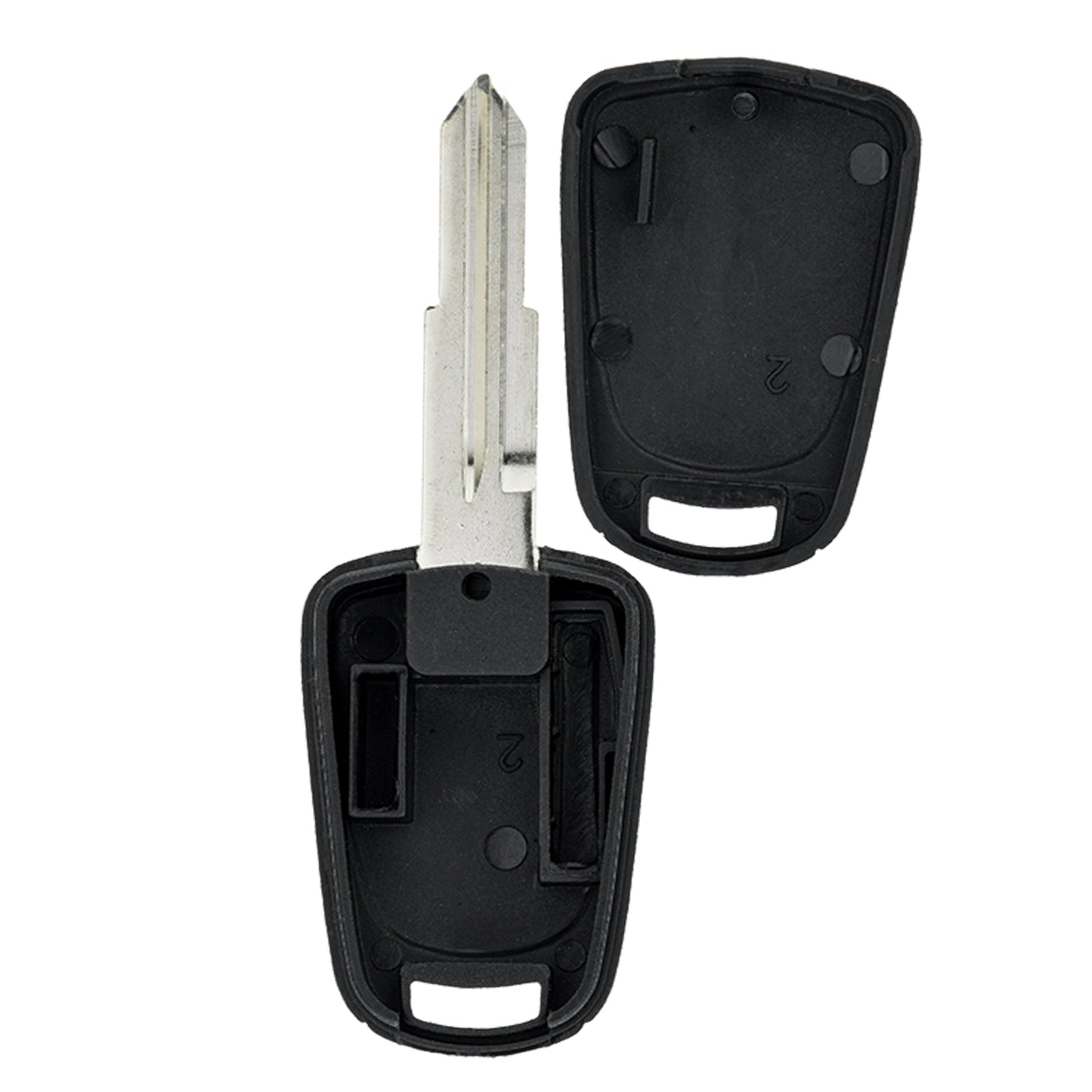 MT KEY Auto Ersatz Schlüssel Rohling DWO5 kompatibel mit CHEVROLET CAPTIVA I EPICA LEGANZA EVANDA DAEWOO MATIZ LANOS LEGANZA OPEL ANTARA