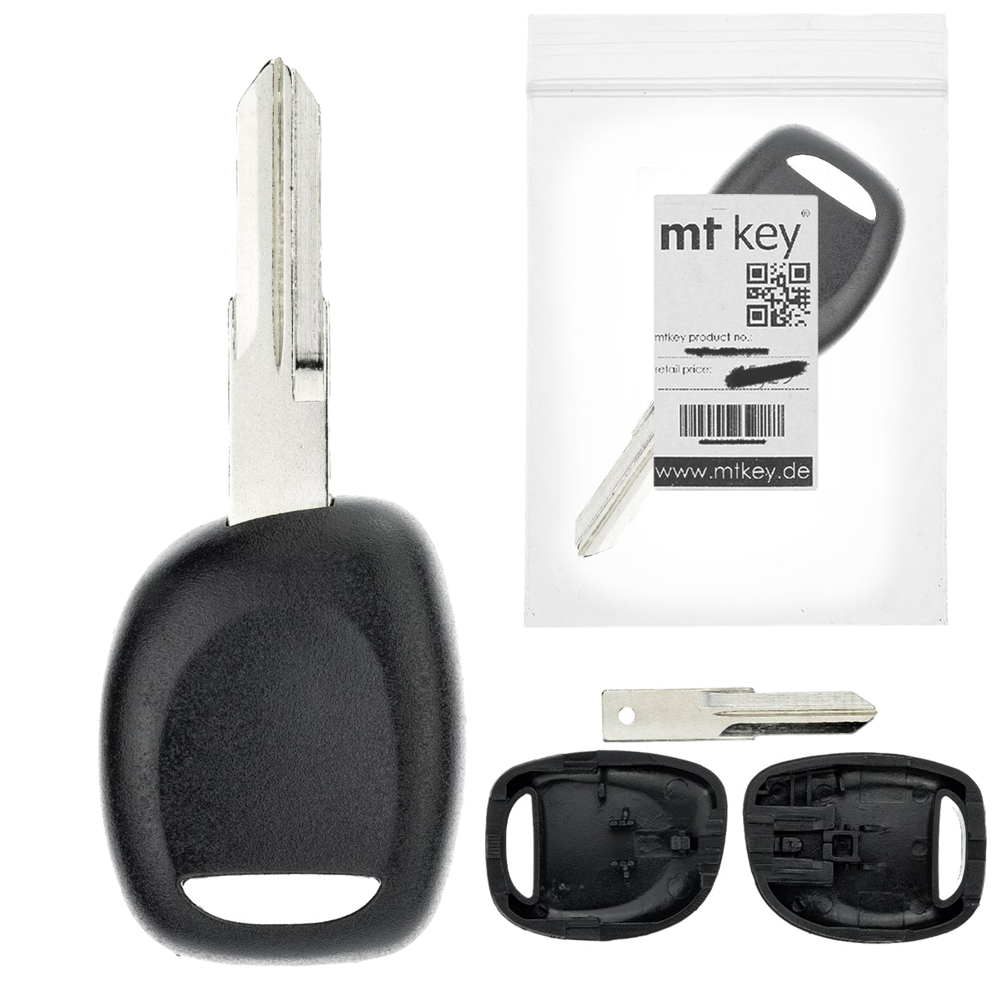 MT KEY Auto Ersatz Schlüssel VAC102 kompatibel mit RENAULT KANGOO I TWINGO I LAGUNA I SAFRANE DACIA DUSTER I LOGAN I SANDERO I RENAULT CLIO I