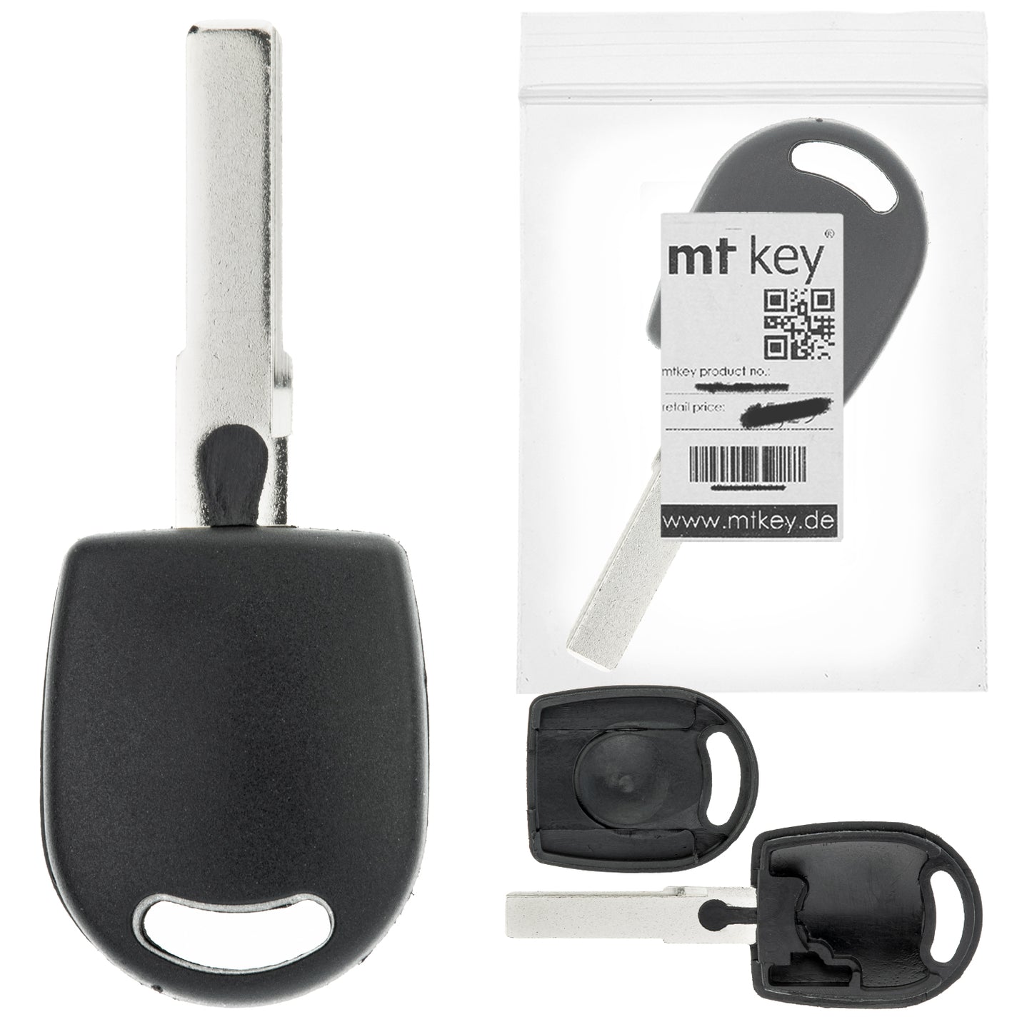 MT KEY Auto Ersatz Schlüssel HU66 kompatibel mit SEAT AROSA 6H S CORDOBA I INCA VW MULTIVAN T4 7D BEETLE 9C EOS 1F CADDY III CRAFTER 2E AMAROK I FOX 5Z JETTA BORA IV 1J2 GOLF III CABRIO LUPO