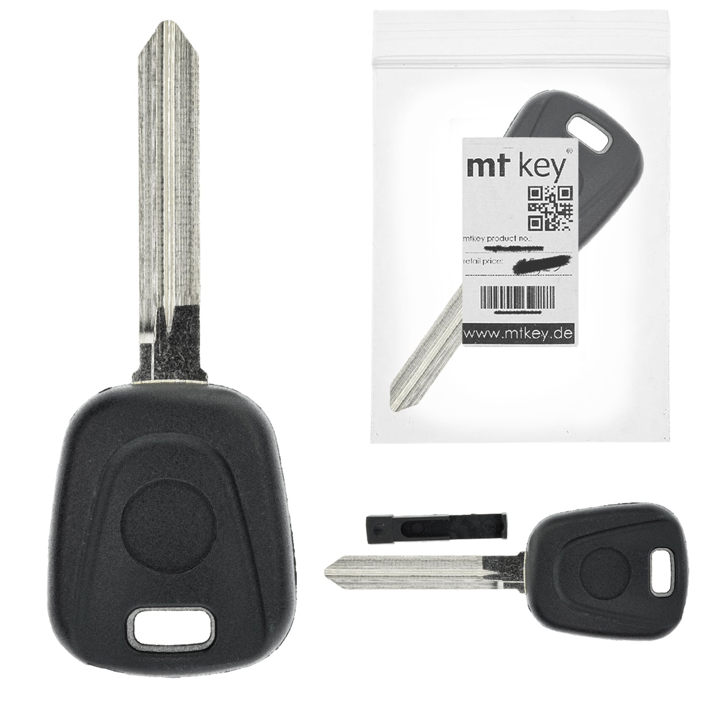 MT KEY Autoschlüssel Ersatzschlüssel Rohling SZ18 kompatibel mit SUZUKI ESTEEM OMNI 2007-2010 V-STORM 800 BJ 2007-2010