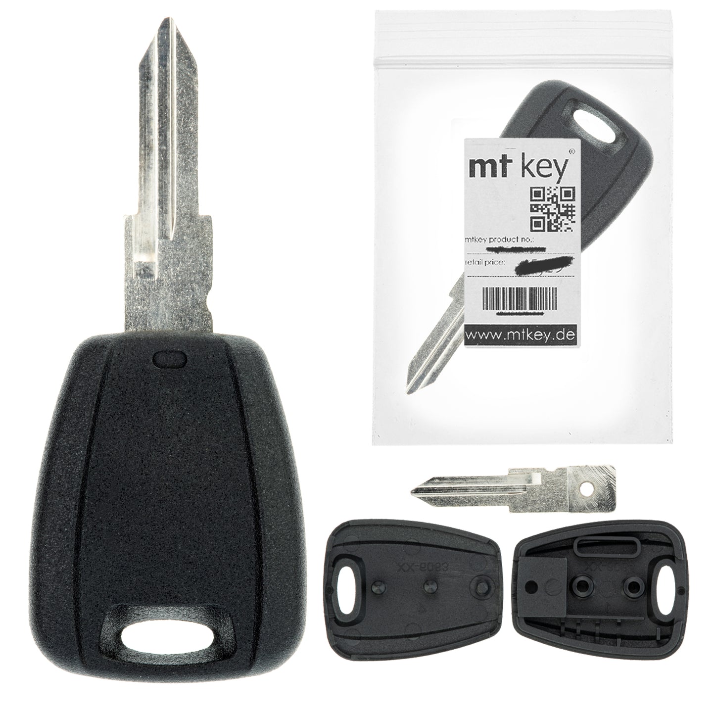 MT KEY Autoschlüssel Ersatzschlüssel Rohling GT16 kompatibel mit ALFA ROMEO 164 / 164 PLUS 95-98