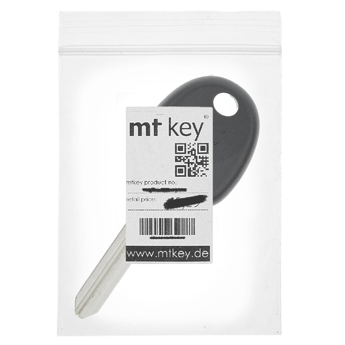 MT KEY Autoschlüssel Ersatzschlüssel Rohling HYN15 kompatibel mit KIA RIO II JB BJ 2005-2011