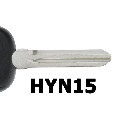 MT KEY Autoschlüssel Ersatzschlüssel Rohling HYN15 kompatibel mit KIA RIO II JB BJ 2005-2011
