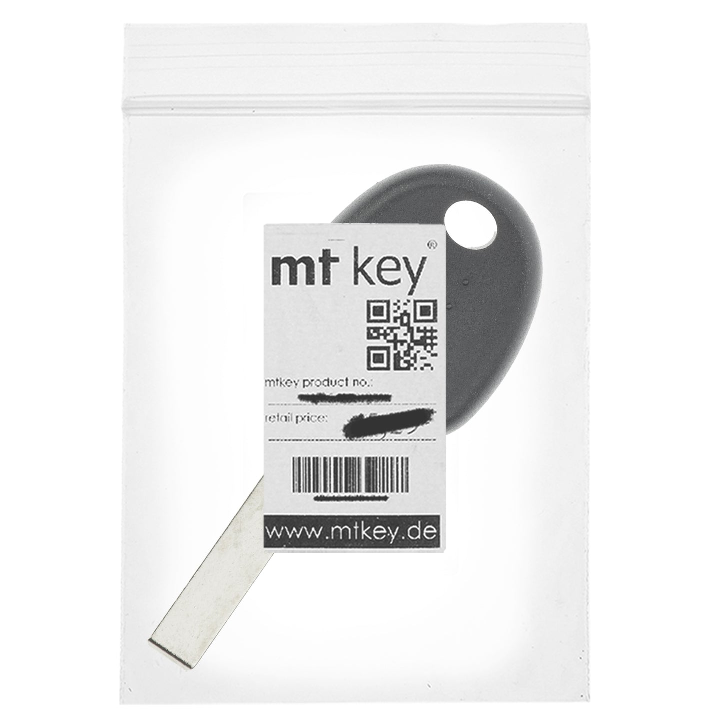 MT KEY Autoschlüssel Ersatzschlüssel Rohling HU134 kompatibel mit KIA VENGA BJ. 2009-2014