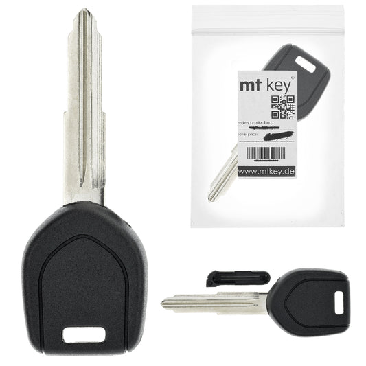 MT KEY Auto Ersatz Schlüssel Rohling MIT11R kompatibel mit MITSUBISHI COLT CJ0 LANCER 96-03
