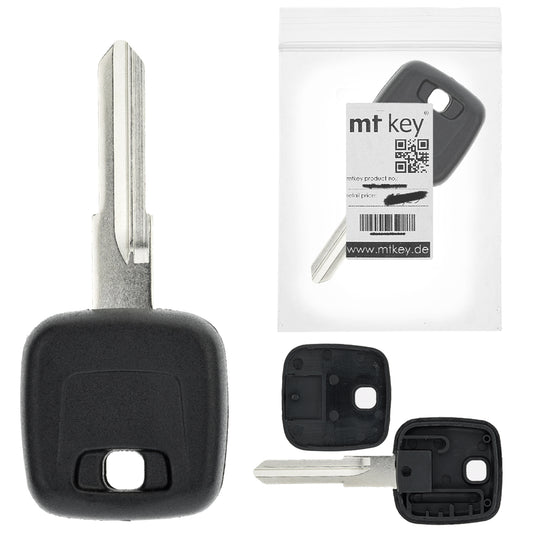 MT KEY Auto Schlüssel Rohling Ersatz Schlüssel Rohling Rohling NE51 kompatibel mit VOLVO 940 960