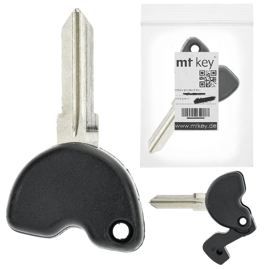 MT KEY Ersatz Schlüssel Rohling GT15R kompatibel mit PIAGGIO BEVERLY FLY LIBERTY AB 03