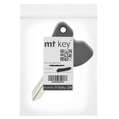 MT KEY Ersatz Schlüssel Rohling GT15R kompatibel mit PIAGGIO BEVERLY FLY LIBERTY AB 03