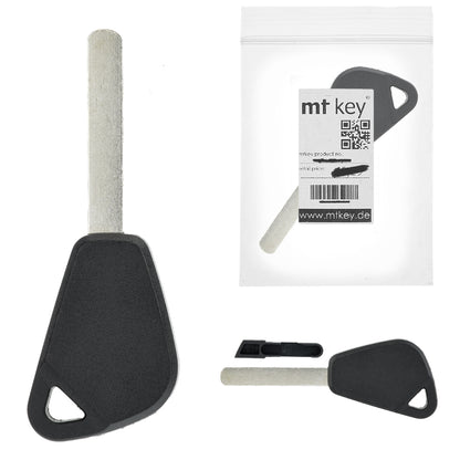 MT KEY Autoschlüssel Ersatzschlüssel Rohling DAT17 kompatibel mit SUBARU OUTBACK BP BJ. AB 2003