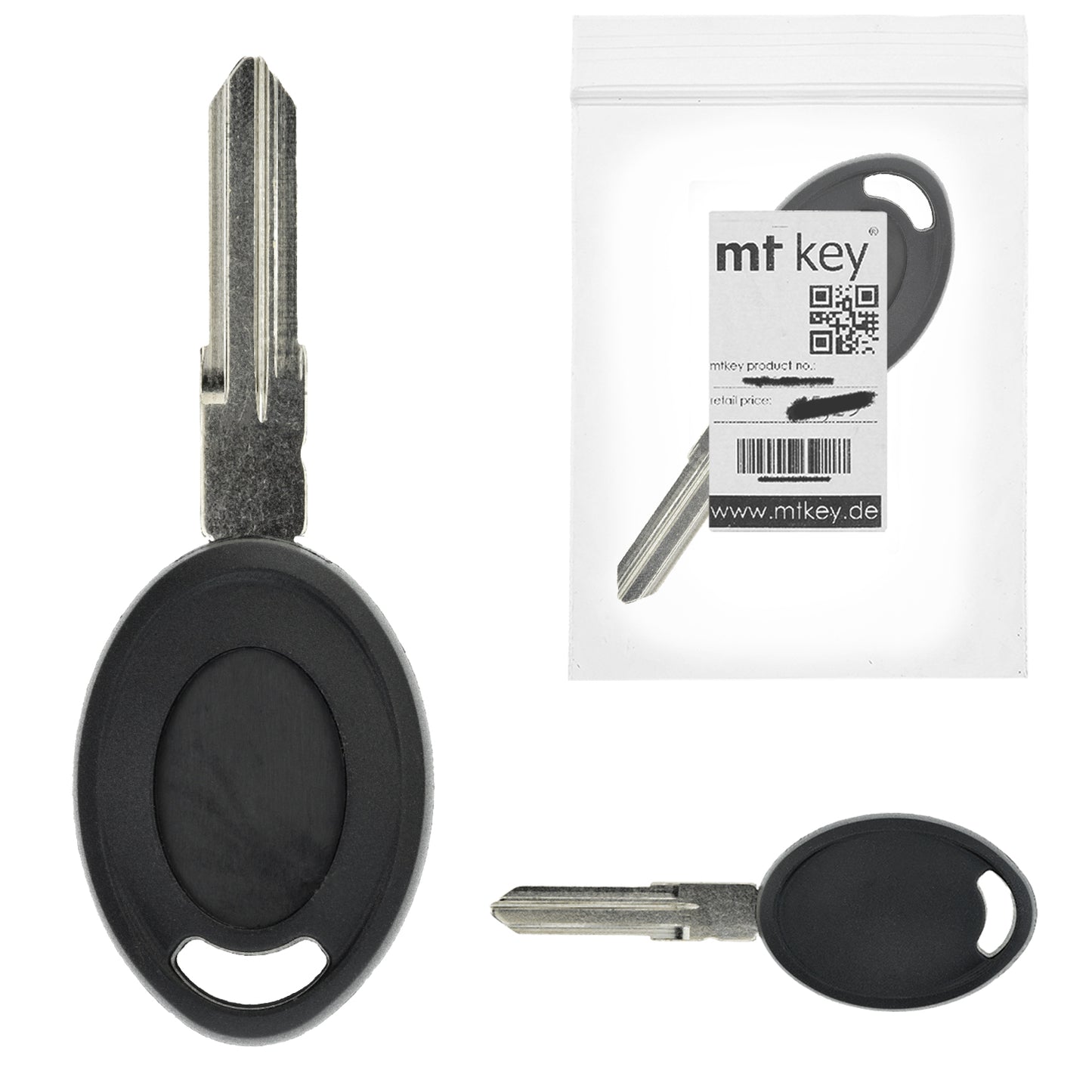MT KEY Autoschlüssel Ersatzschlüssel Rohling TAT1 kompatibel mit TATA ARIA INDICA INDIGO MANZA
