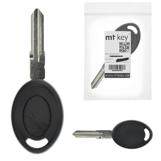 MT KEY Autoschlüssel Ersatzschlüssel Rohling TAT1 kompatibel mit TATA ARIA INDICA INDIGO MANZA
