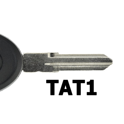 MT KEY Autoschlüssel Ersatzschlüssel Rohling TAT1 kompatibel mit TATA ARIA INDICA INDIGO MANZA