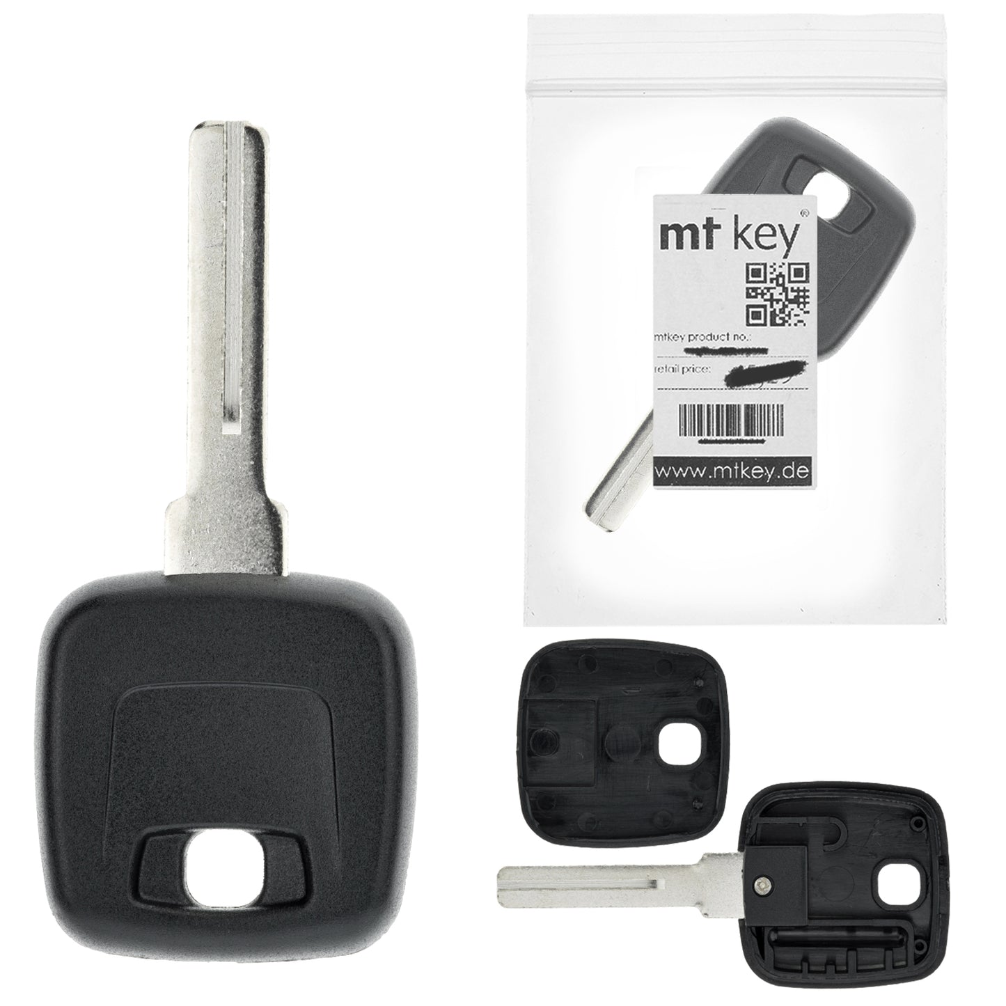 MT KEY Auto Ersatz Schlüssel NE66 kompatibel mit VOLVO S60 P24 S80 TS XC70 P2 V70 I  XC90 TYP C