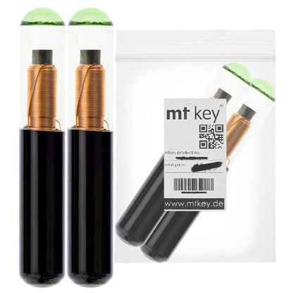 2X Auto Schlüssel Transponder Wegfahrsperre Texas CRYPTO / Typ: 4C (ID4C) / Material: Glas / programmierbar (zB f. Toyota, Ford, Hyundai)