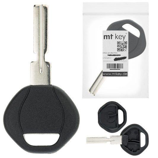 MT KEY Auto Ersatz Schlüssel HU58 kompatibel mit BMW 3er E36 E46 5er E39 7er E38 8er E31 Z4 E85 E86 E89 Z8 E52 3er 7er E38 E65 E66 E67 Z3 BJ. 1995-2002