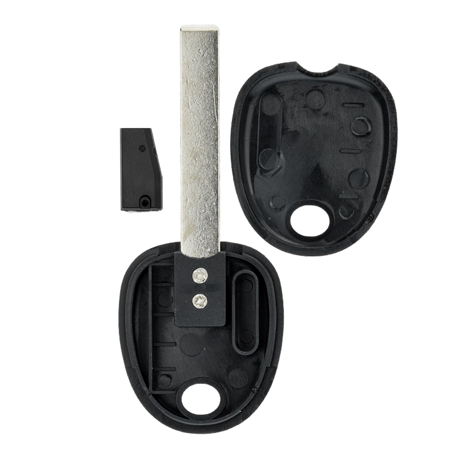 MT-KEY Auto Zünd Schlüssel Rohling HU134 + ID46 Transponder Wegfahrsperre kompatibel mit Kia Venga 09-14