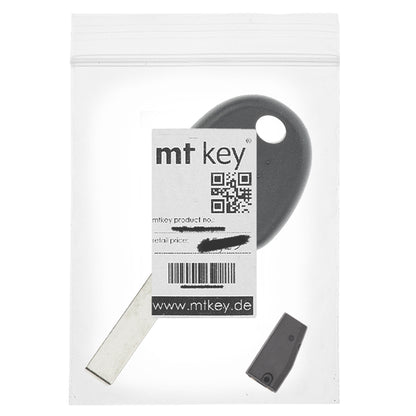 MT-KEY Auto Zünd Schlüssel Rohling HU134 + ID46 Transponder Wegfahrsperre kompatibel mit Kia Venga 09-14