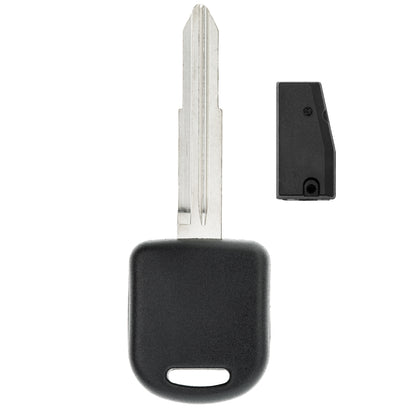 MT-KEY Auto Zünd Schlüssel Rohling SZ12 + ID4C T4 Keramik Transponder kompatibel mit Suzuki Alto 96-02 Baleno I 96-01 Grand Vitara 96-02 Swift III 96-05 Vitara 96-02 Subaru Justy 96-03