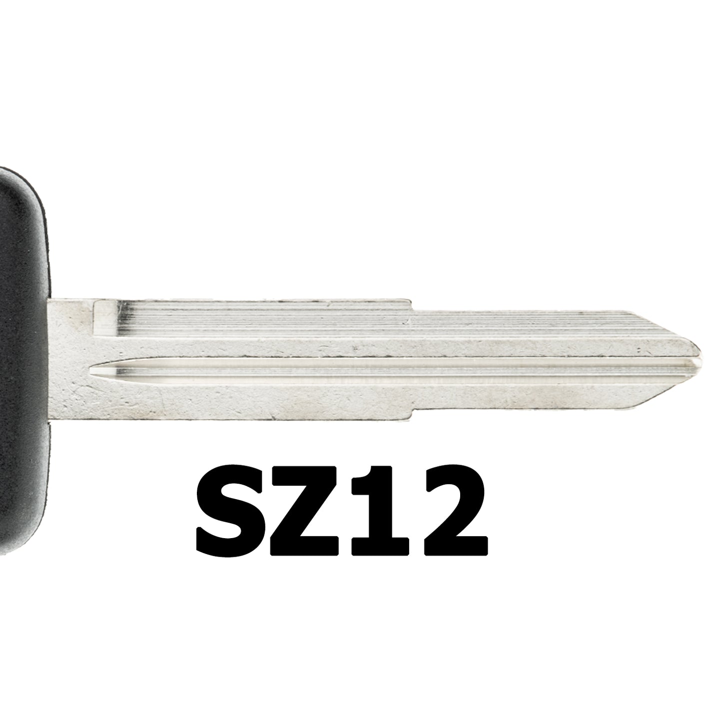 MT-KEY Auto Zünd Schlüssel Rohling SZ12 + ID4C T4 Keramik Transponder kompatibel mit Suzuki Alto 96-02 Baleno I 96-01 Grand Vitara 96-02 Swift III 96-05 Vitara 96-02 Subaru Justy 96-03
