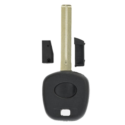 Auto Zünd Schlüssel Rohling TOY40 + ID4C T4 Keramik Transponder kompatibel mit Lexus Ls 400 97-03 Lx 470 99-02 Es 300 98-01 LX 450 Ab 98 Sc 300 Sc 400 98-03 Toyota Celsior Ab 98 Century
