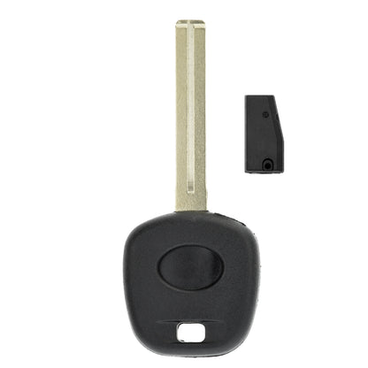 Auto Zünd Schlüssel Rohling TOY40 + ID4C T4 Keramik Transponder kompatibel mit Lexus Ls 400 97-03 Lx 470 99-02 Es 300 98-01 LX 450 Ab 98 Sc 300 Sc 400 98-03 Toyota Celsior Ab 98 Century
