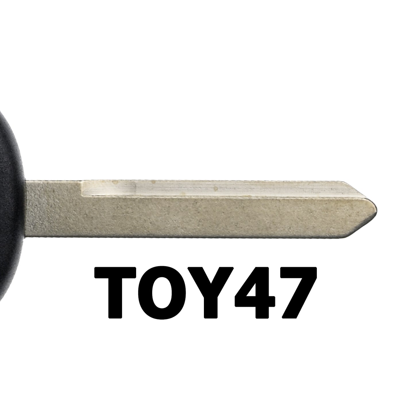 MT-KEY Auto Zünd Schlüssel Rohling TOY47 + ID4C T4 Keramik Transponder Wegfahrsperre kompatibel mit Toyota Avensis T22 97-00 Yaris Xp10 98-06