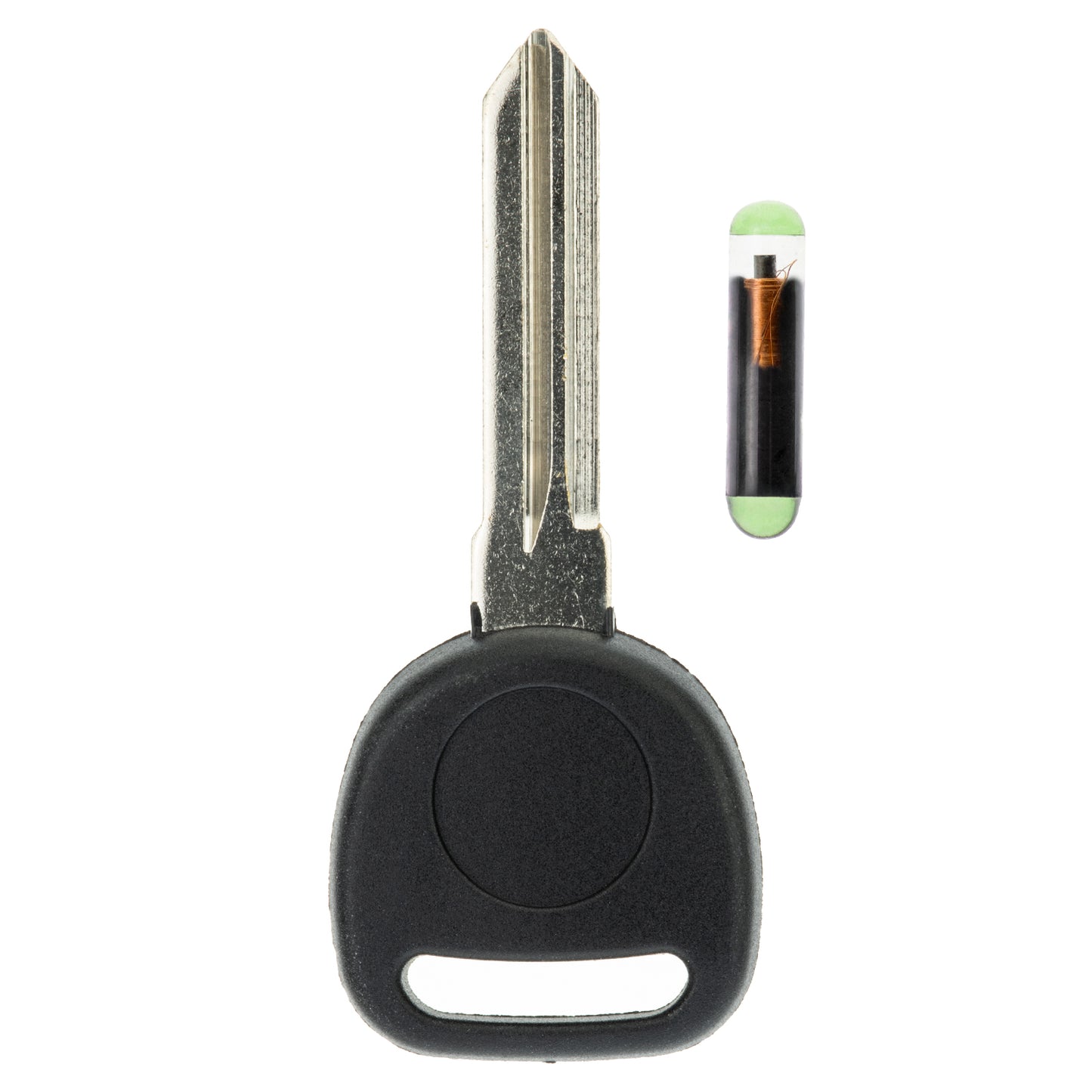 MT-KEY Auto Zünd Schlüssel Rohling B111 + ID48 Transponder Wegfahrsperre kompatibel mit Gmc Canyon 08-12 Hummer H3 Ab 08