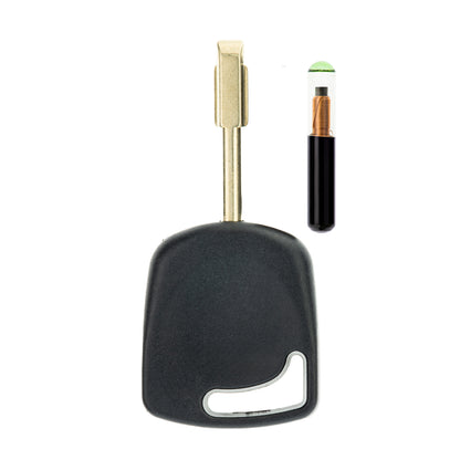 Auto Zünd Schlüssel Rohling FO21 + ID60 80 Bit T7 Glas Transponder kompatibel mit Ford Connect I Focus I KA RBT 02-08 Mondeo III Transit Tourneo Connect 02-08 Transit MK6 Jaguar S-Type XJ X350 X-Type